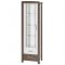 Витрина со стеклянным фасадом, 600 ? 360 ? 1910 мм, цвет карамель / белый