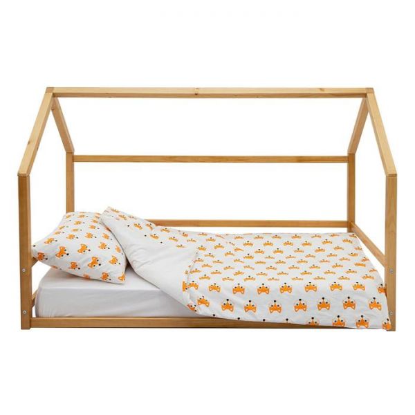 Детская кровать-домик Монтессори Бельмарко Svogen дерево