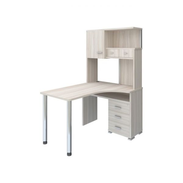 Стол СР-130, угол правый, 1300 ? 1010 ? 1790 мм, цвет карамель