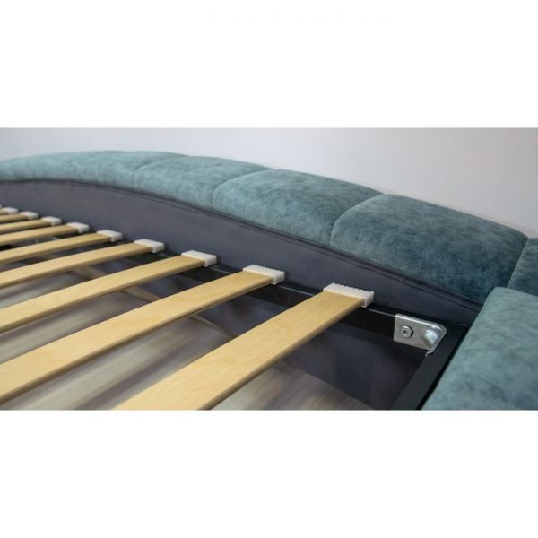 Кровать Оливия, 1600х2000, ортопедическое основание, Дарлинг минт/Ментоловый