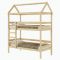 Детская двухъярусная кровать-домик Baby-house, 70 ? 160 см, цвет сосна