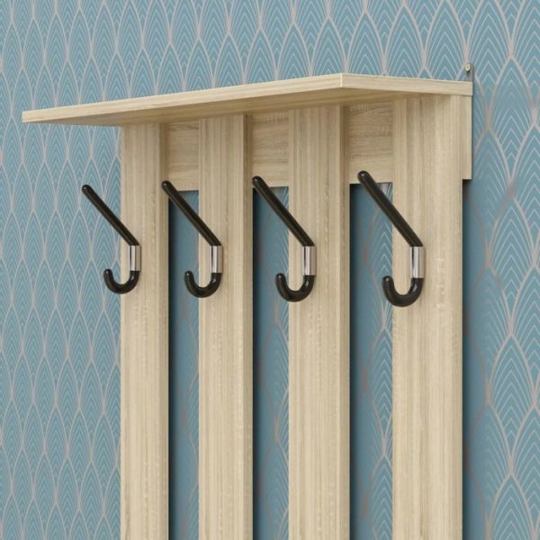 Вешалка настенная В-5 760х200х1150 дуб сонома