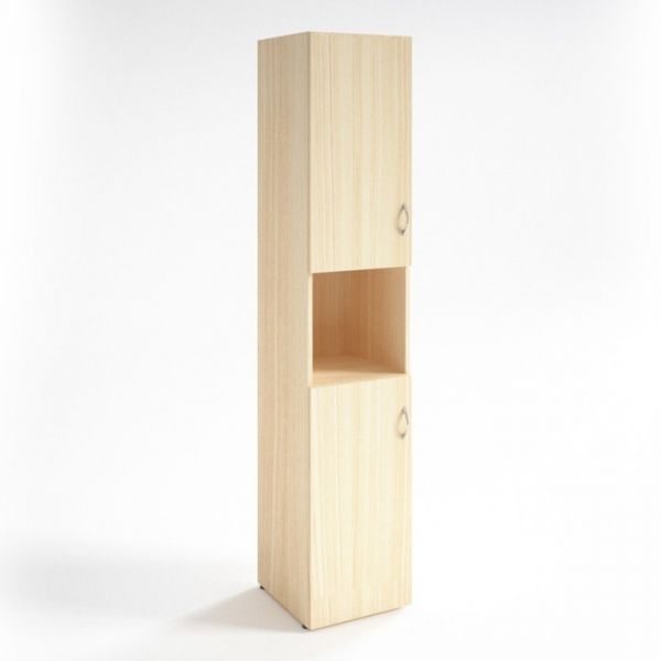 Шкаф для документов НШ-12, 383 ? 380 ? 1890 мм, белый шагр