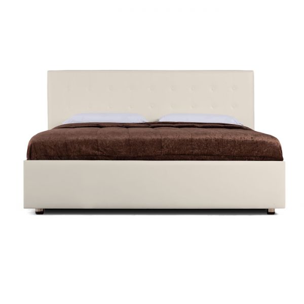 Кровать «Космопорт» с ПМ, 140х200 см, ортопедическое основание, цвет бежевый