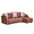 Диван угловой "Юпитер", " тефи коричневый"