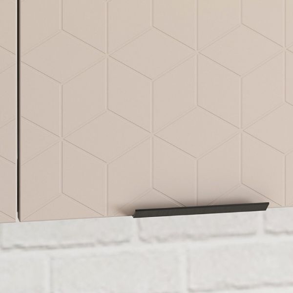 Кухонный гарнитур Стоун 2000х600 белый/грей софттач/палисандр