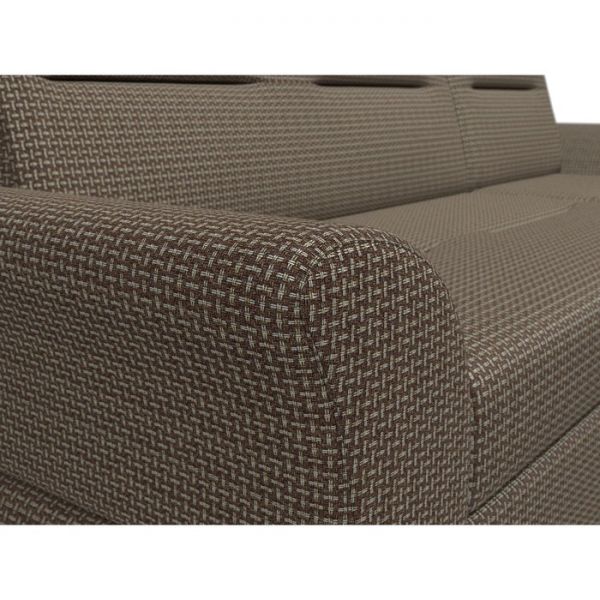 Угловой диван «Клайд», механизм дельфин, рогожка, цвет бежевый