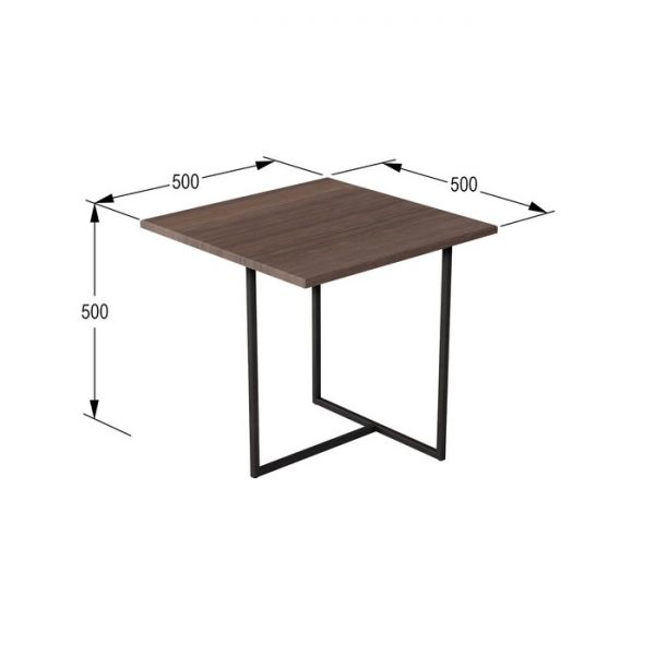 Стол журнальный «Бекко», 500 ? 500 ? 500 мм, МДФ, цвет акация