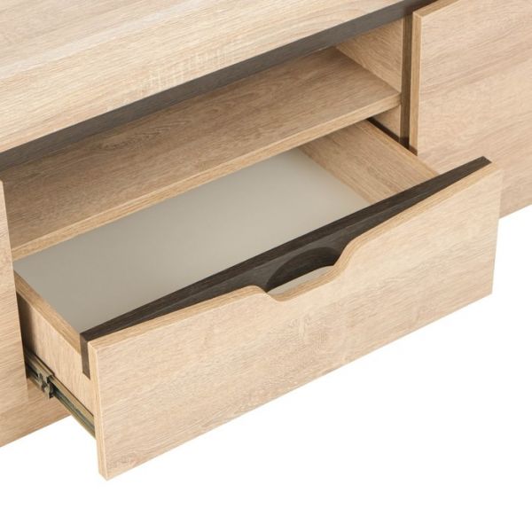 Тумба для ТВ Версаль-5  1400х384х450 Дуб баррик