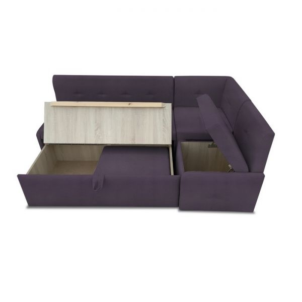 Кухонный уголок «Вена», механизм выкатной, искусственная кожа, цвет marvel berry