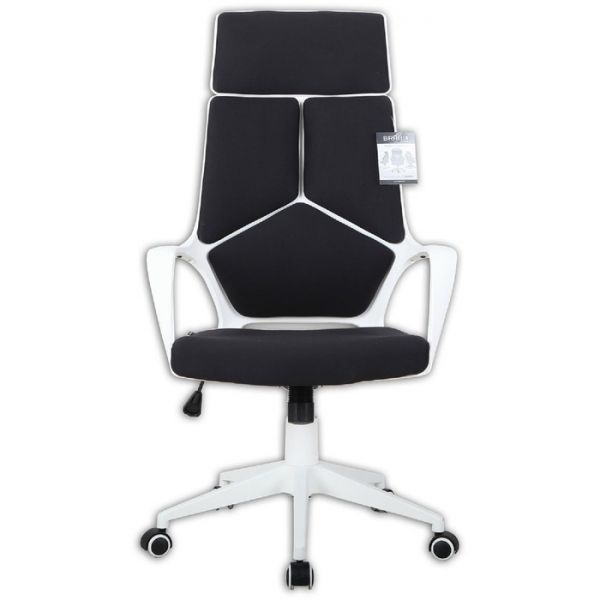 Кресло офисное BRABIX PREMIUM "Prime EX-515", пластик белый, ткань, черное