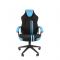 Игровое кресло "Chairman game" 26 черный/голубой