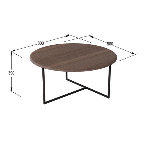 Стол журнальный «Маджоре», 800 ? 800 ? 390 мм, МДФ, цвет акация