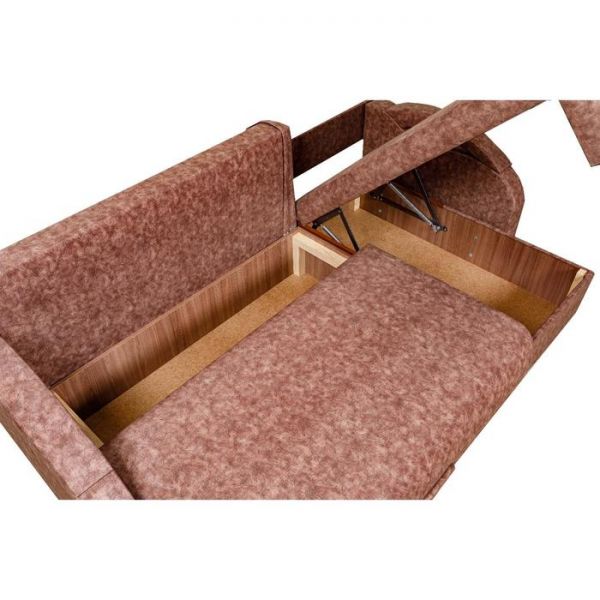 Диван угловой "Юпитер", " тефи коричневый"