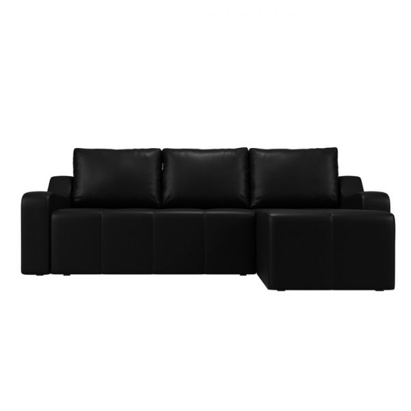 Угловой диван «Элида», правый угол, экокожа, цвет бежевый