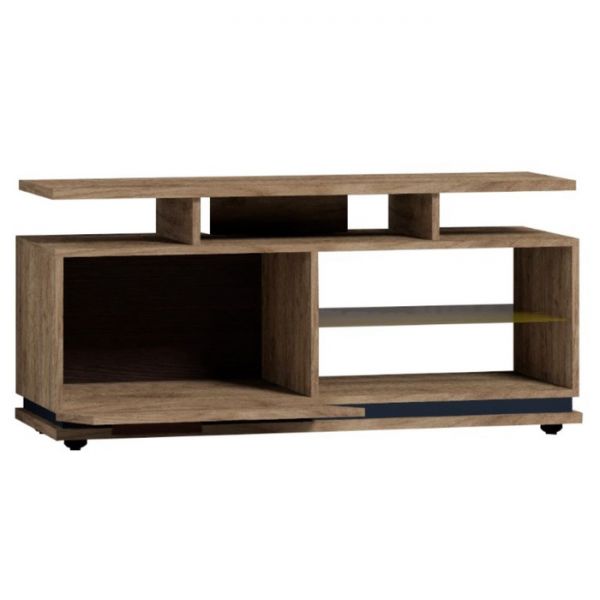 Тумба ТВ малая Nature 333, 1136 ? 400 ? 537 мм, цвет гаскон пайн / чёрный