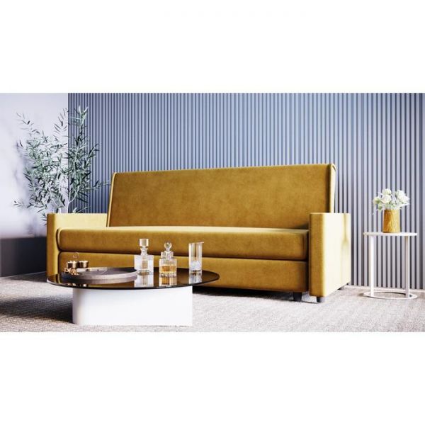 Диван прямой «Ретро», механизм книжка, велюр, цвет селфи 01