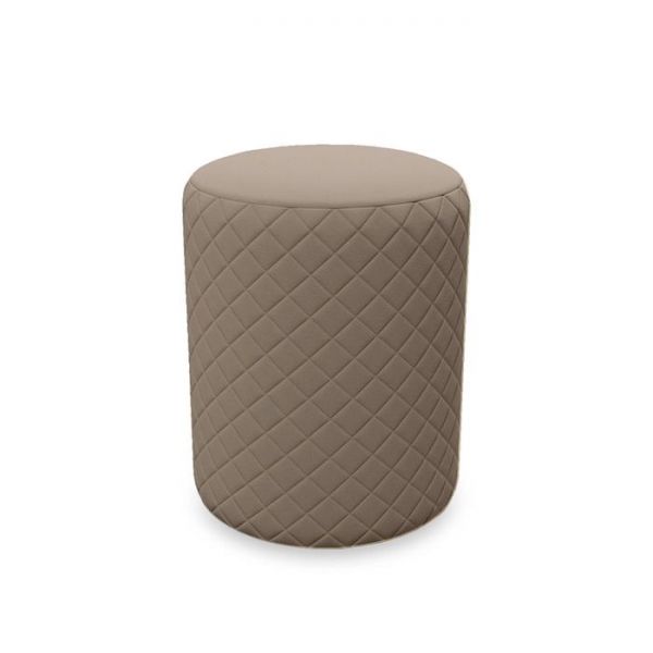 Пуф стёганый «Бриз», 410 ? 410 ? 450 мм, цвет бирюзовый