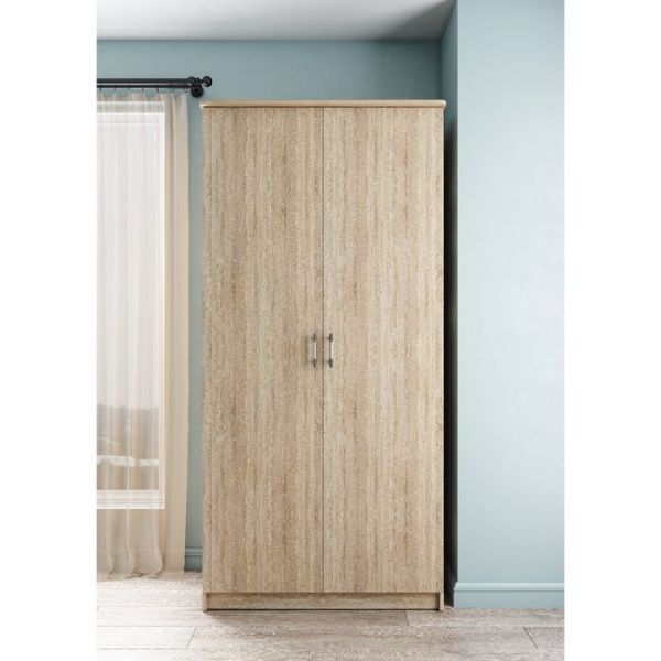 Шкаф 2-х створчатый распашной ШРК-2  2100х1000х550 Дуб Сонома