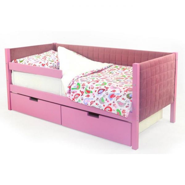 Детская кровать-тахта мягкая Svogen лаванда