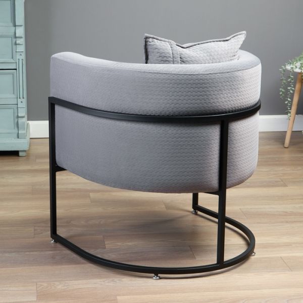 Стул "Грегор" серый/черный