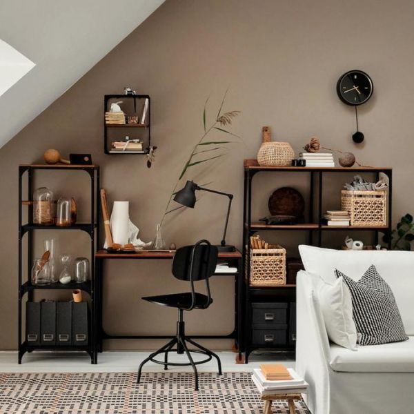 Стол для ноутбука ФЬЕЛЛЬБО, чёрный