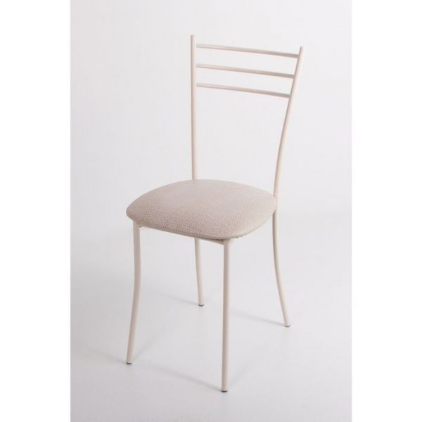 Стул на металлокаркасе Хлоя СТ бежевый/черный