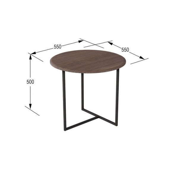 Стол журнальный «Альбано», 550 ? 550 ? 500 мм, МДФ, цвет акация