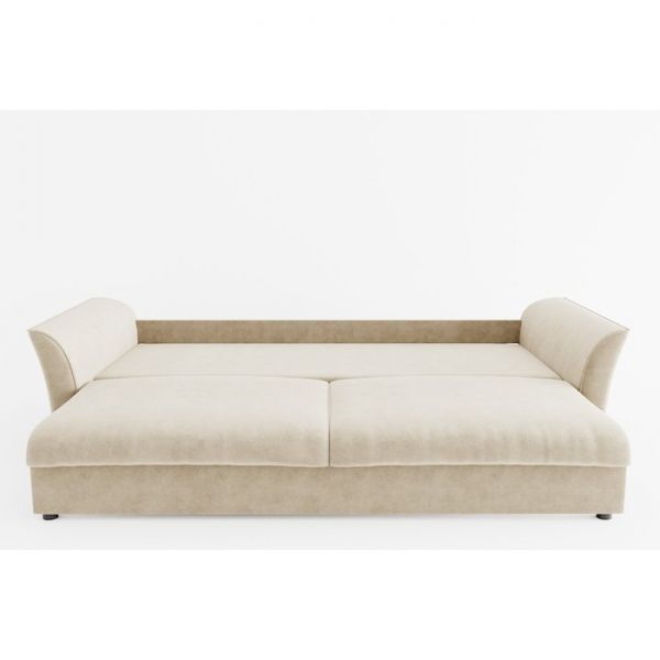 Прямой диван «Барселона», механизм пантограф, велюр, цвет селфи 01 / селфи 03