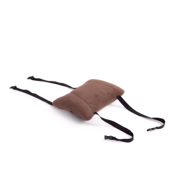 Кресло DRIVER флок/ткань коричневый 45444