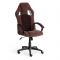 Кресло DRIVER флок/ткань коричневый 45444