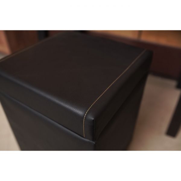 Банкетка Nature 44, 332 ? 332 ? 473 мм, цвет чёрный