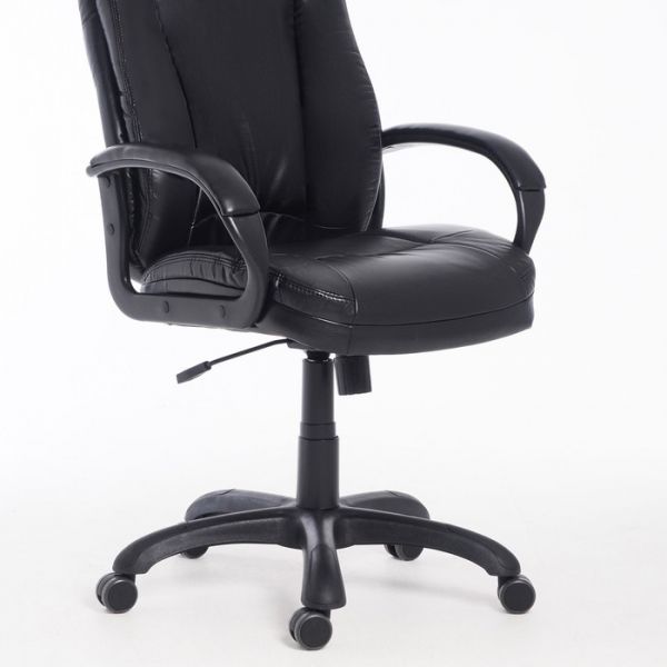 Кресло руководителя Бюрократ CH-879N, экокожа Venge Black
