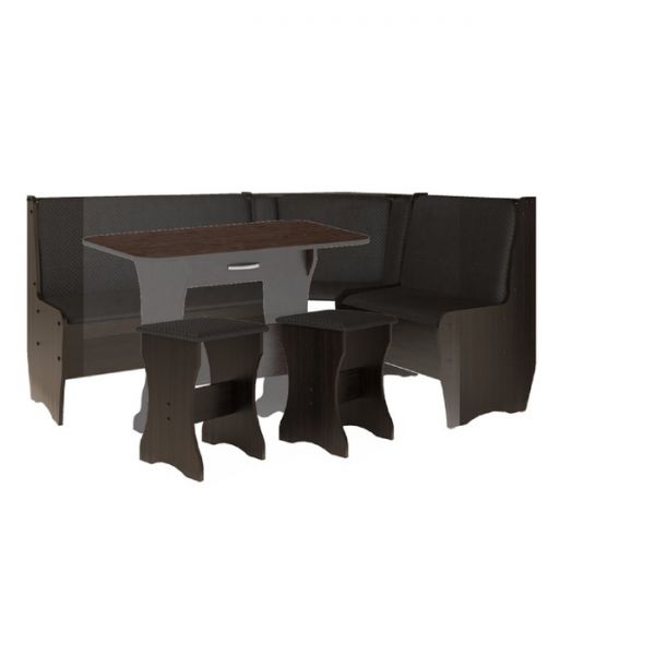 Кухонный уголок Трапэзи ЭНА 1644х1244х830 PUNTO-бронзовая /Венге магия