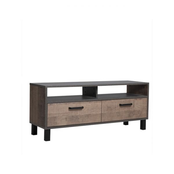 Тумба под ТВ Стронг 13.263, 1080х338х455, Дуб гранж колониальный/Интра