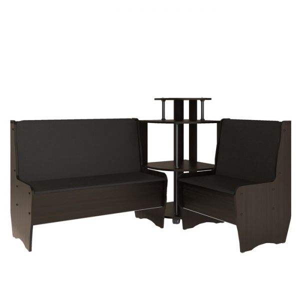 Кухонный уголок Трапэзи ТЕССЕРА 1582х1182х990 PUNTO-коричневый /Венге магия