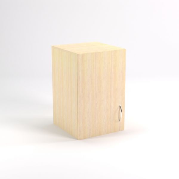 Антресоль однодверная НАШ-6, 383 ? 380 ? 600 мм, белый шагр