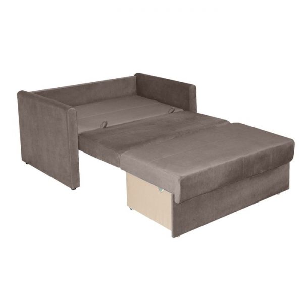 Детский диван «Деон 1000», механизм аккордеон, велюр, цвет бежевый