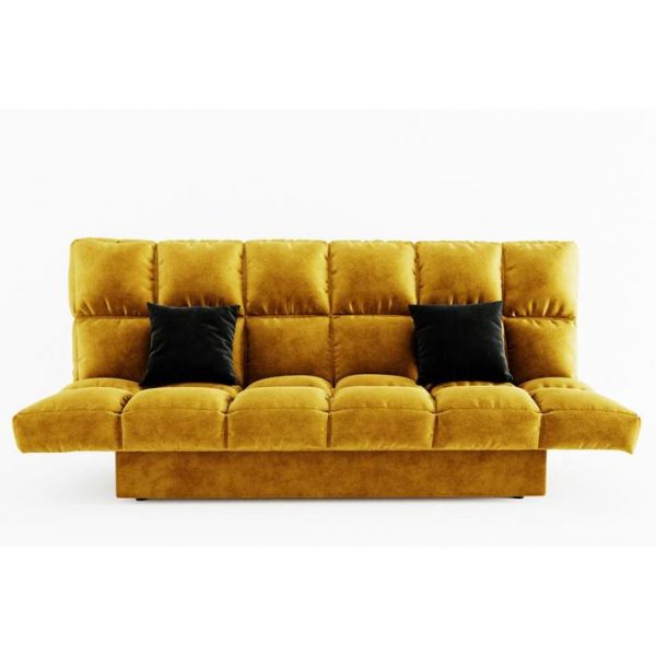 Диван прямой «Клик кляк», ППУ, механизм книжка, цвет селфи 01 / подушки селфи 03