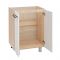 Шкаф наполный под мойку Квадро 800х470х826 Дуб сонома/Нубук Милк