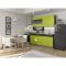 Кухонный гарнитур Алиса, 1600 мм, цвет лайм