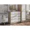 Комод Сакура 850х500х866 дуб сонома/белый