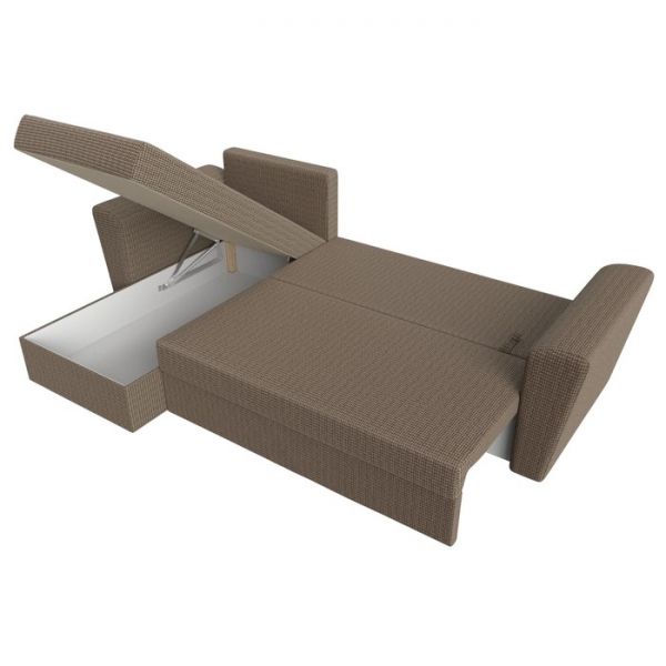 Угловой диван «Амстердам лайт», еврокнижка, правый угол, цвет корфу 03