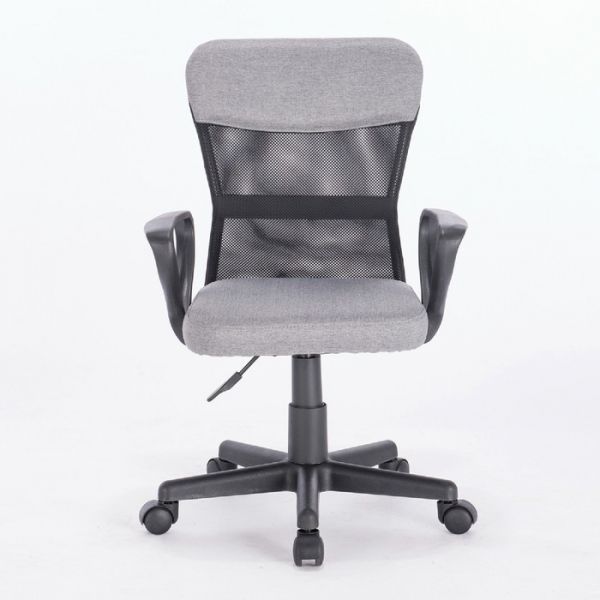 Кресло компактное BRABIX "Jet MG-315", с подлокотниками, серое