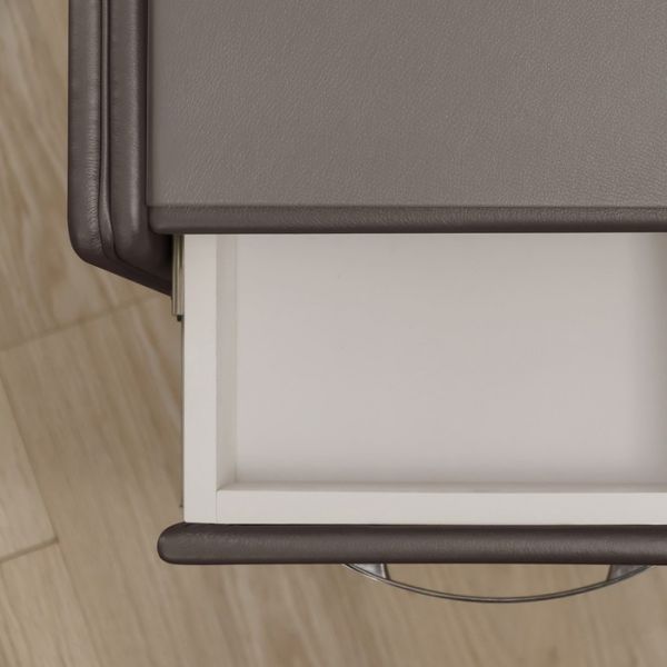 Тумба «Алеро», узкая, 1 ящик, 410 ? 430 ? 530 мм, цвет взбитые сливки