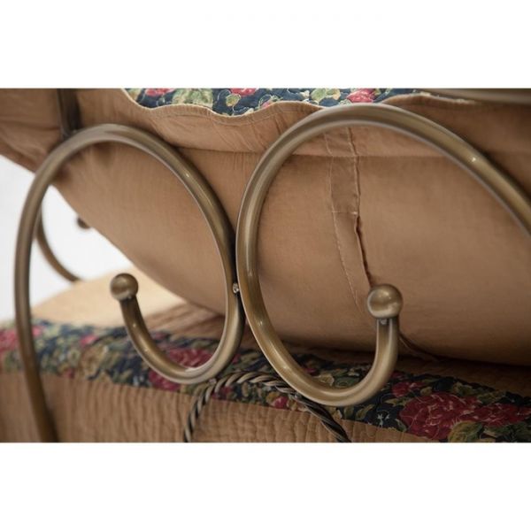 Кровать  JANE 90х200 см, Античная медь