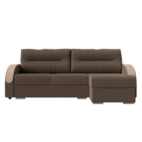 Угловой диван «Дарси», механизм еврокнижка, рогожка, цвет корфу 02