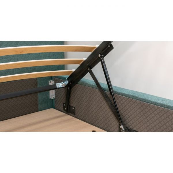 Кровать Миа, 1800х2000, ортопедическое осн+ПМ, Купер 16/ Изумрудный