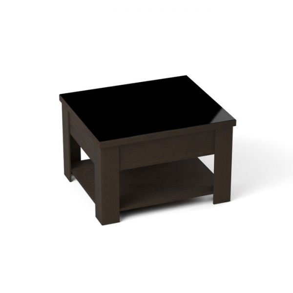 Стол-трансформер «Акробат», ЛДСП, стекло, цвет венге