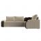 Угловой диван «Николь», механизм дельфин, микровельвет, цвет бежевый